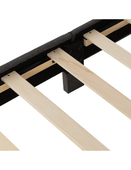 Arran 4FT6 Bedframe - Grey Fabric