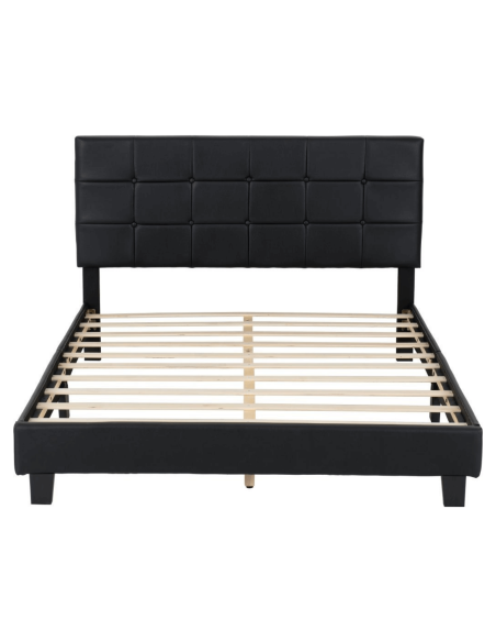 Arran 4FT6 Bedframe - Black PU