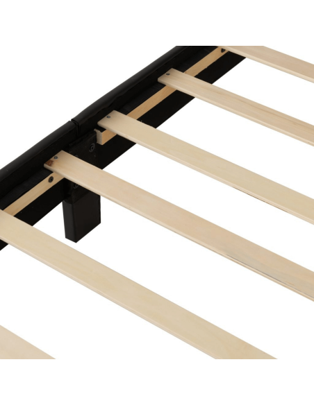 Arran 4FT6 Bedframe - Black PU