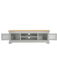 Bordeaux TV Stand - Pebble Grey/Oak 2