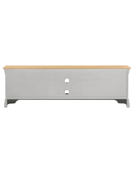 Bordeaux TV Stand - Pebble Grey/Oak