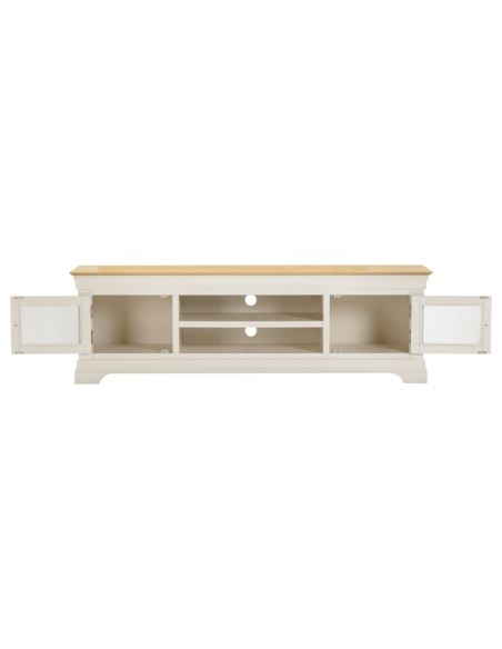 Bordeaux TV Stand - Ivory/Oak