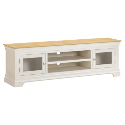 Bordeaux TV Stand - Ivory/Oak