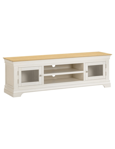Bordeaux TV Stand - Ivory/Oak