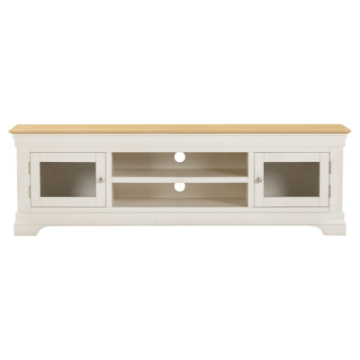 Bordeaux TV Stand - Ivory/Oak