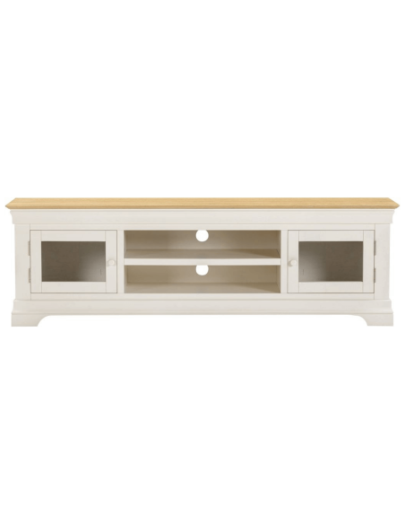 Bordeaux TV Stand - Ivory/Oak