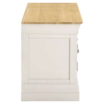 Bordeaux TV Stand - Ivory/Oak