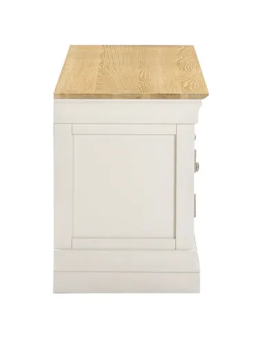 Bordeaux TV Stand - Ivory/Oak