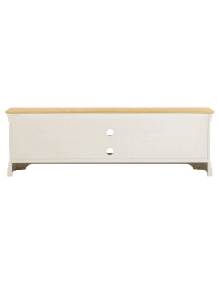 Bordeaux TV Stand - Ivory/Oak