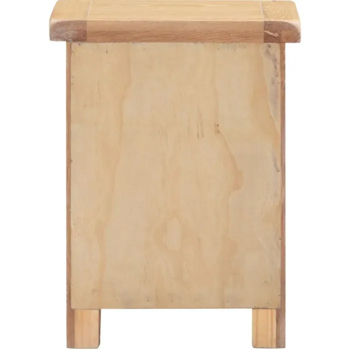 Windsor 3 Drawer Bedside Locker - Natural Oak