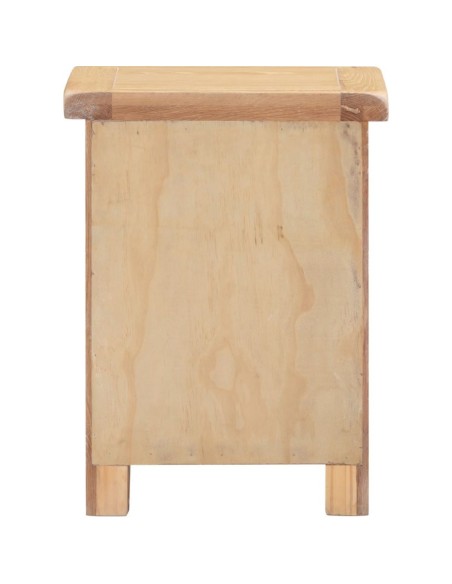 Windsor 3 Drawer Bedside Locker - Natural Oak