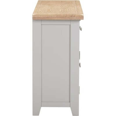 Windsor 3 Door 3 Drawer Sideboard - Pebble Grey/Oak