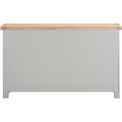 Windsor 3 Door 3 Drawer Sideboard - Pebble Grey/Oak