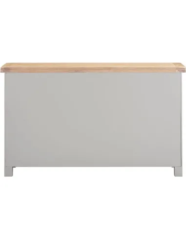Windsor 3 Door 3 Drawer Sideboard - Pebble Grey/Oak