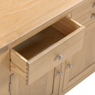 Windsor 3 Door 3 Drawer Sideboard - Natural Oak