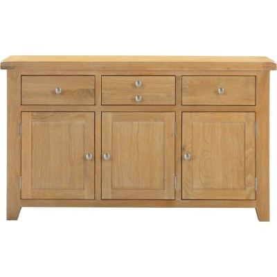 Windsor 3 Door 3 Drawer Sideboard - Natural Oak