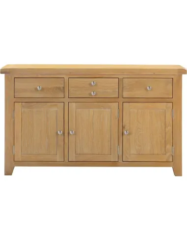 Windsor 3 Door 3 Drawer Sideboard - Natural Oak