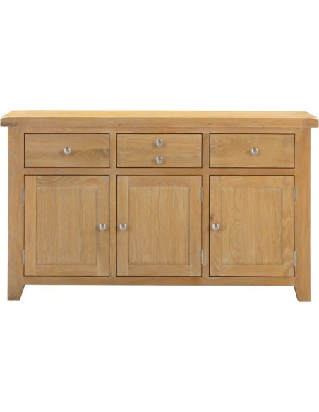 Windsor 3 Door 3 Drawer Sideboard - Natural Oak