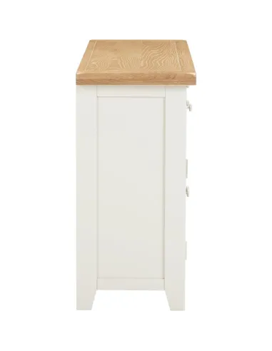 Windsor 3 Door 3 Drawer Sideboard - Ivory/Oak