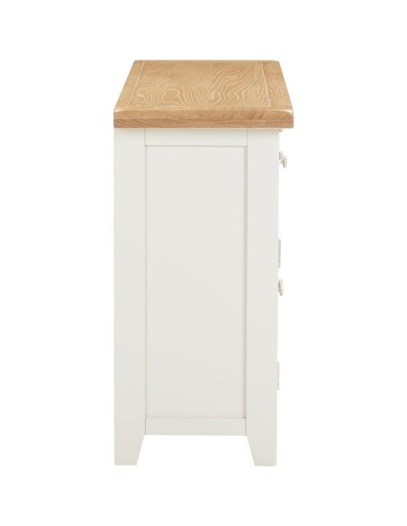 Windsor 3 Door 3 Drawer Sideboard - Ivory/Oak