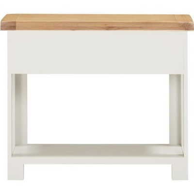 Windsor 2 Drawer Console Table - Ivory/Oak