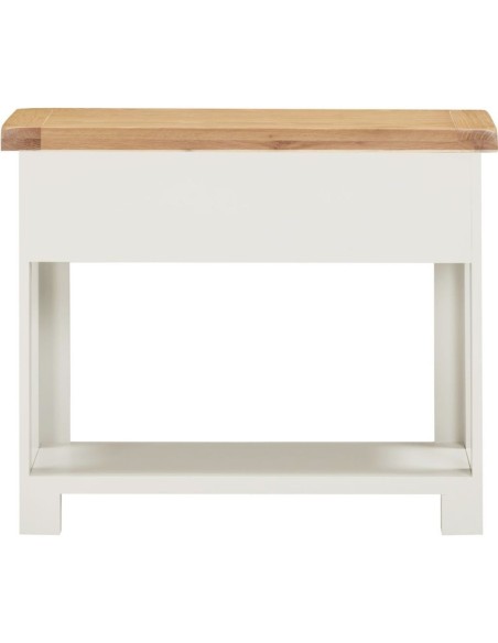 Windsor 2 Drawer Console Table - Ivory/Oak