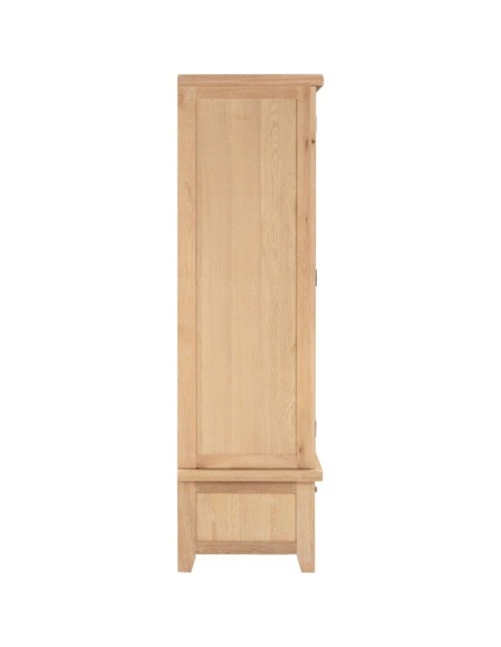 Windsor 2 Door 1 Drawer Wardrobe - Natural Oak