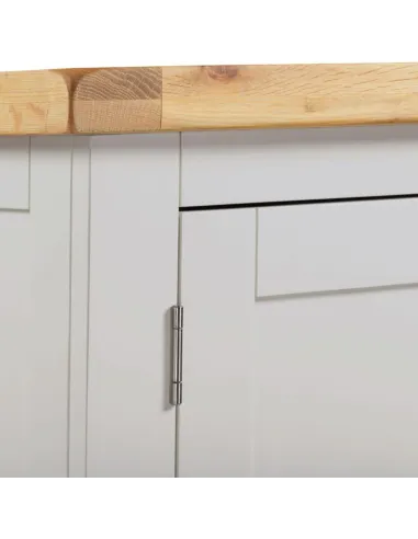 Windsor 2 Door 1 Drawer Wardrobe - Pebble Grey/Oak