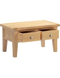Windsor 2 Drawer Coffee Table - Natural Oak 2