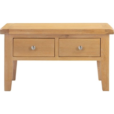 Windsor 2 Drawer Coffee Table - Natural Oak