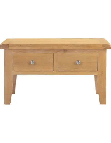 Windsor 2 Drawer Coffee Table - Natural Oak