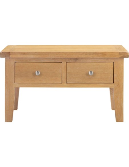 Windsor 2 Drawer Coffee Table - Natural Oak