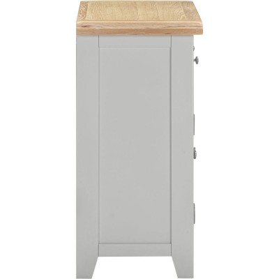 Windsor 2 Door 2 Drawer Sideboard - Pebble Grey/Oak
