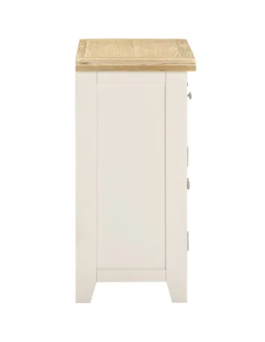 Windsor 2 Door 2 Drawer Sideboard - Ivory/Oak