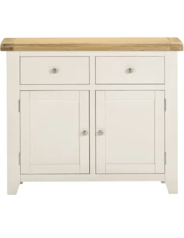 Windsor 2 Door 2 Drawer Sideboard - Ivory/Oak