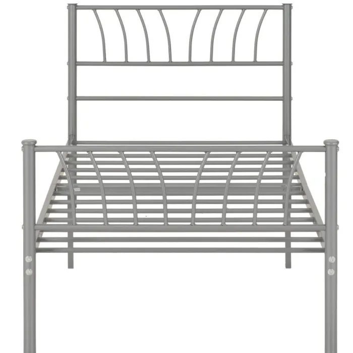 Harlow 3FT Bedframe - Silver