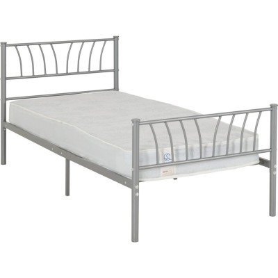 Harlow 3FT Bedframe - Silver