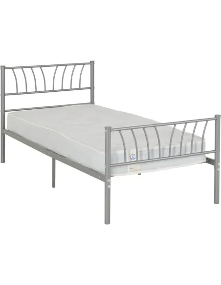 Harlow 3FT Bedframe - Silver