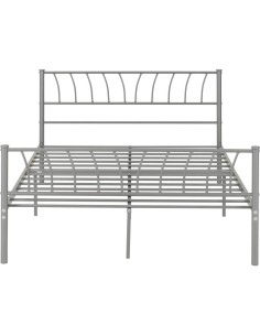 Harlow 4FT6 Bedframe - Silver 2