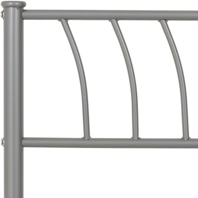 Harlow 4FT6 Bedframe - Silver