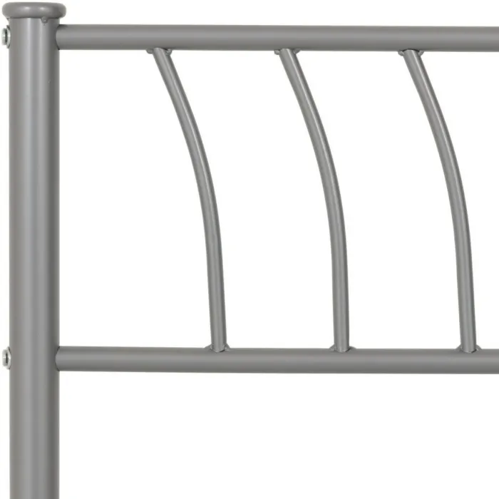 Harlow 4FT6 Bedframe - Silver