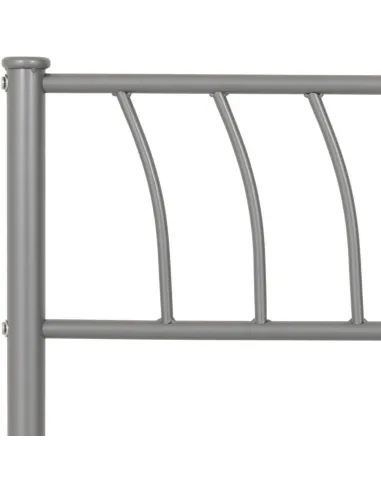 Harlow 4FT6 Bedframe - Silver