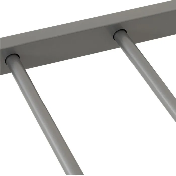 Harlow 4FT6 Bedframe - Silver