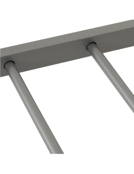 Harlow 4FT6 Bedframe - Silver