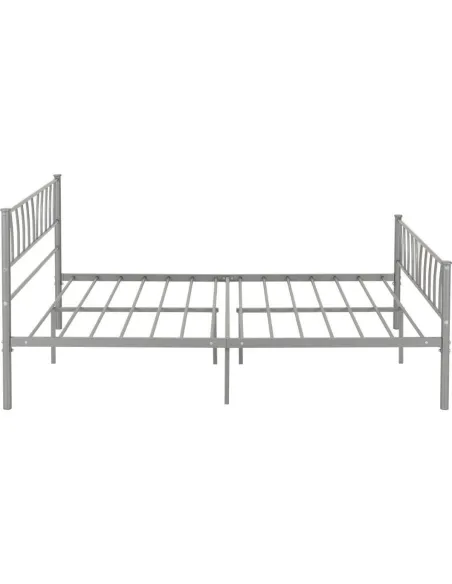 Harlow 4FT6 Bedframe - Silver
