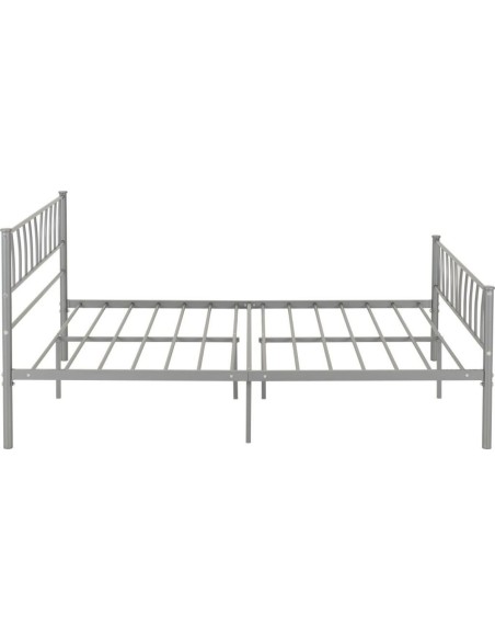 Harlow 4FT6 Bedframe - Silver