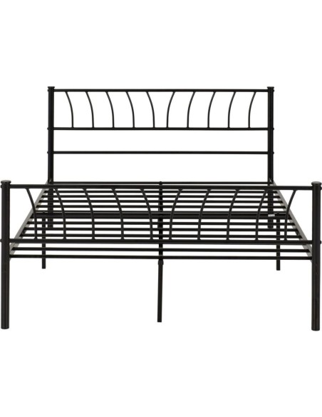 Harlow 4FT6 Bedframe - Black