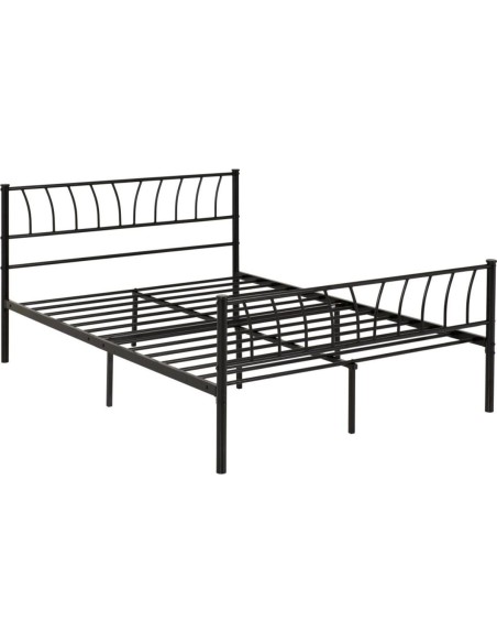 Harlow 4FT6 Bedframe - Black
