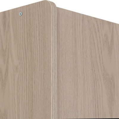 Paris 2 Door Mirrored Wardrobe - Smoked Ash Effect