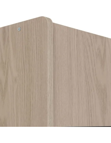 Paris 2 Door Mirrored Wardrobe - Smoked Ash Effect